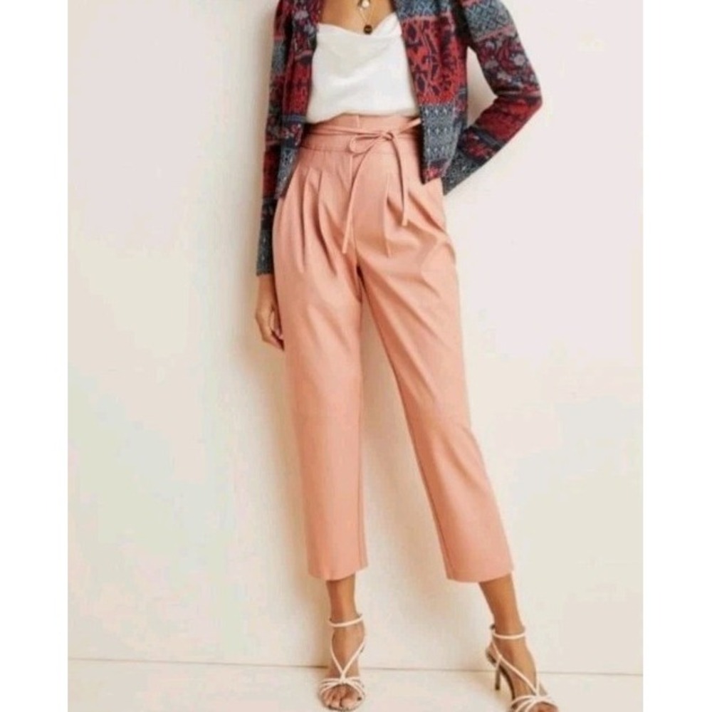 Anthropologie BlankNYC Chelsea Vegan/Faux Leather High Waist‎ Pants Size 29